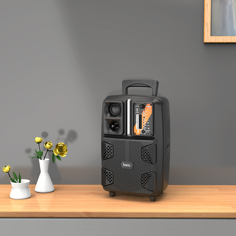 Портативна колонка HOCO BS37 Dancer outdoor wireless speaker Black (6931474727602)