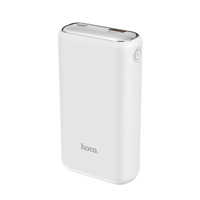 Зовнішній акумулятор HOCO Q1A Kraft fully compatible power bank(20000mAh) White (6931474736178)