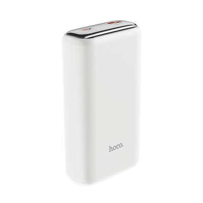 Зовнішній акумулятор HOCO Q1A Kraft fully compatible power bank(20000mAh) White (6931474736178)