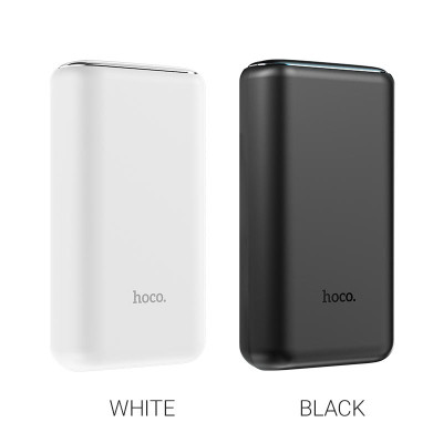 Зовнішній акумулятор HOCO Q1A Kraft fully compatible power bank(20000mAh) White (6931474736178)