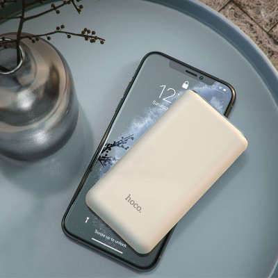 Зовнішній акумулятор HOCO Q1A Kraft fully compatible power bank(20000mAh) White (6931474736178)
