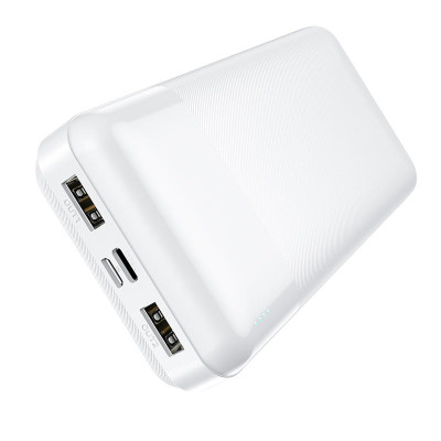 Зовнішній акумулятор HOCO J72A Easy travel power bank(20000mAh) White (6931474738400)