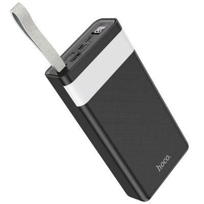 Зовнішній акумулятор HOCO J73 Powerful desk lamp power bank(30000mAh) Black (6931474739414)