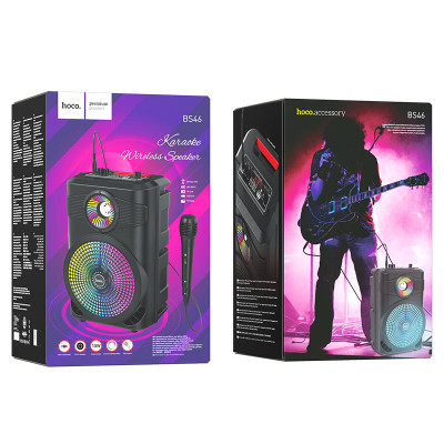 Портативна колонка HOCO BS46 Mature outdoor BT speaker, 10W, Black (6931474754080) Портативна колонка HOCO BS46 Mature outdoor BT speaker, 10W, Black (6931474754080)