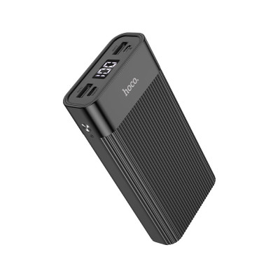 Зовнішній акумулятор HOCO J85 Wellspring digital display power bank(20000mAh) Black (6931474757333)
