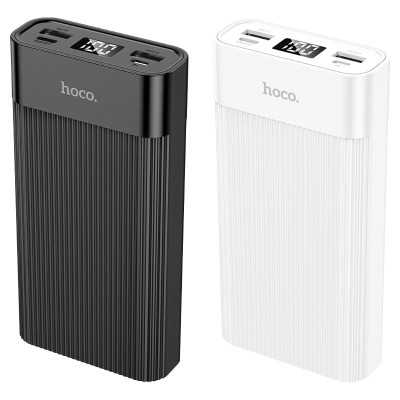 Зовнішній акумулятор HOCO J85 Wellspring digital display power bank(20000mAh) Black (6931474757333)
