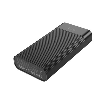Зовнішній акумулятор HOCO J85 Wellspring digital display power bank(20000mAh) Black (6931474757333)