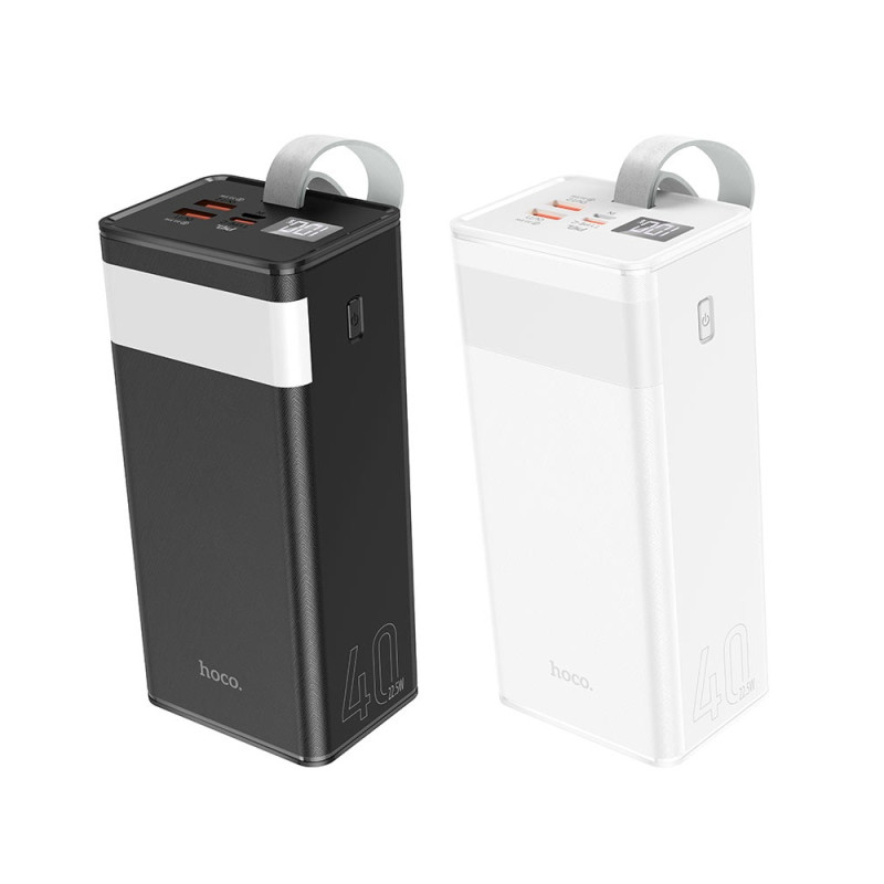 Зовнішній акумулятор HOCO J86 Powermaster 22.5W fully compatible power bank(40000mAh) Black (6931474759214)