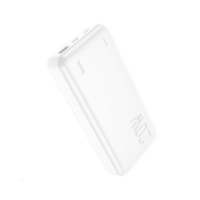 Зовнішній акумулятор HOCO J87A Tacker PD20W+QC3.0 power bank(20000mAh) White (6931474761040)