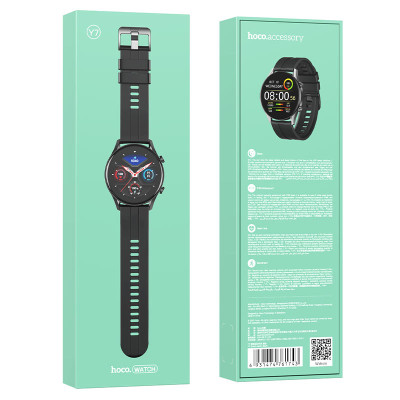 Смарт-годинник HOCO Y7 Smart watch Black (6931474761743) Смарт-годинник HOCO Y7 Smart watch Black (6931474761743)