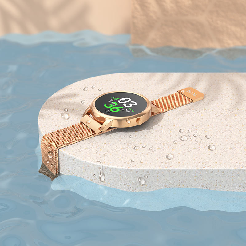 Смарт-годинник HOCO Y8 Smart sports watch Rose Gold (6931474766120)