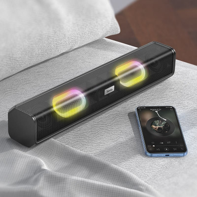 Портативна колонка HOCO BS49 Dazzling sound desktop wireless speaker Black (6931474766267) Портативна колонка HOCO BS49 Dazzling sound desktop wireless speaker Black (6931474766267)