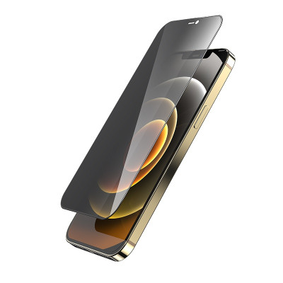 Захисне скло HOCO Full screen HD privacy protection tempered glass set for iP12 Pro Max (25PCS)(G11) Black (6931474771414)