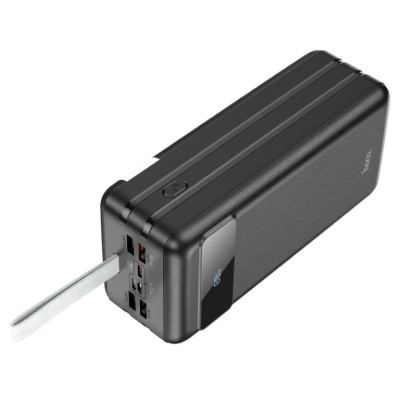 Зовнішній акумулятор HOCO J86B Electric 22.5W fully compatible power bank(60000mAh) Black (6931474771742)