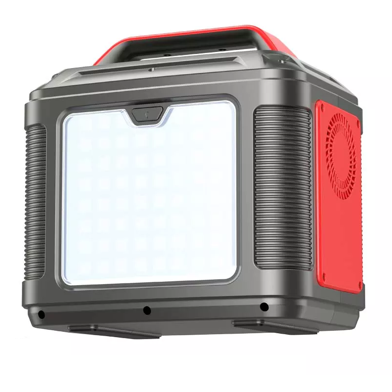 Портативна зарядна станція HOCO DB28 300W Iron Gray+Red (6931474781987)