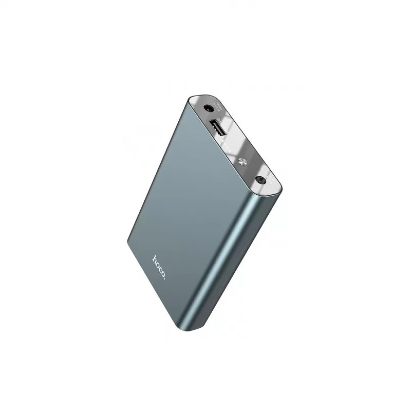 Зовнішній акумулятор HOCO J97 UPS multi-function power bank(10000mAh) Metal Gray (6931474784148)