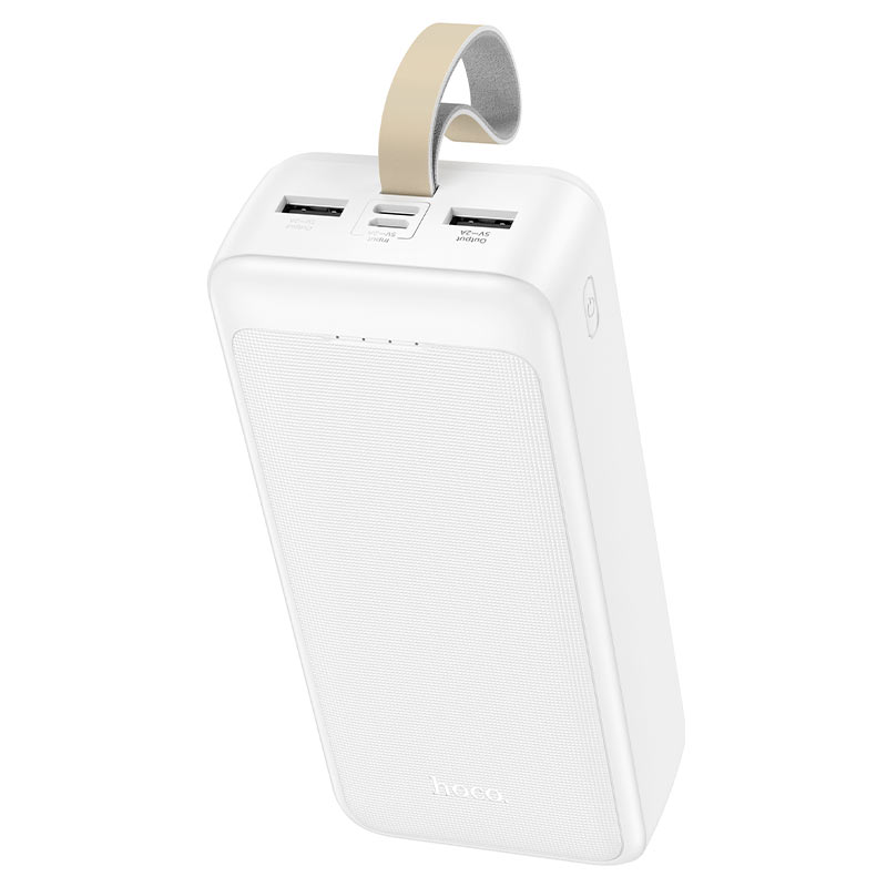 Зовнішній акумулятор HOCO J111B Smart charge power bank(30000mAh) White (6931474795793)