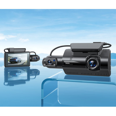 Відеореєстратор HOCO DI07 Max Driving recorder(WIFI version) Black (6931474795885)