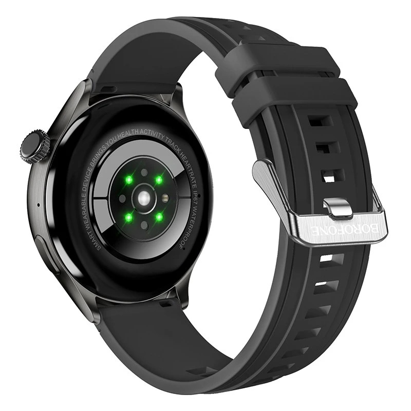 Смарт-годинник Borofone BD7 Smart sports watch(call version) Metal Gray (6941991110450)