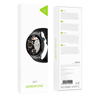 Смарт-годинник Borofone BD7 Smart sports watch(call version) Metal Gray (6941991110450) Смарт-годинник Borofone BD7 Smart sports watch(call version) Metal Gray (6941991110450)