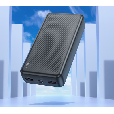 Зовнішній акумулятор BOROFONE BJ55A Graceful power bank (20000mAh) Black (6941991111785) Зовнішній акумулятор BOROFONE BJ55A Graceful power bank (20000mAh) Black (6941991111785)