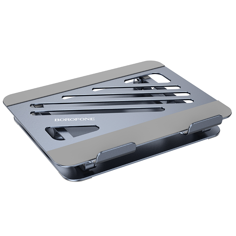 Підставка для ноутбука BOROFONE BH115 Plus Vito metal notebook stand Metal Gray (6941991112454)
