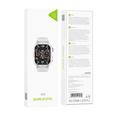 Смарт-годинник BOROFONE BD9 Smart sports watch (call version) Silver (6941991113970) Смарт-годинник BOROFONE BD9 Smart sports watch (call version) Silver (6941991113970)