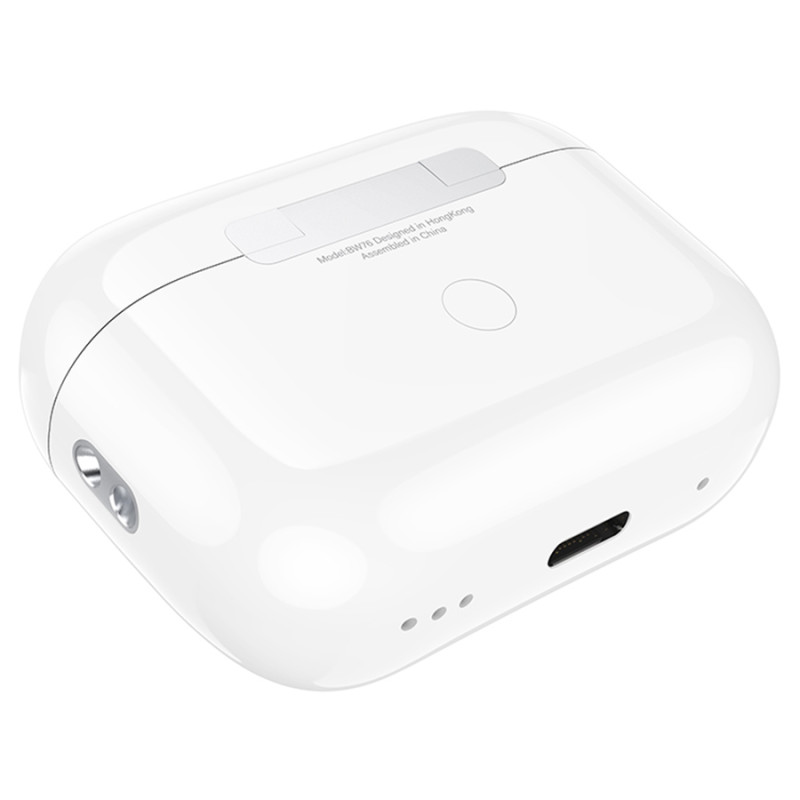 Бездротові навушники TWS BOROFONE BW76 Brocade, touch screen, ANC, Champagne White (6941991114236)