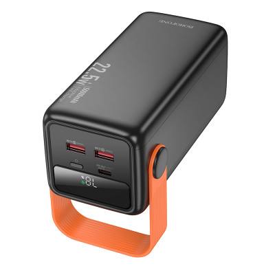Зовнішній акумулятор BOROFONE BJ66A Magnifico 22.5W+PD20W fully compatible power bank (50000mAh) Black (6941991115158)