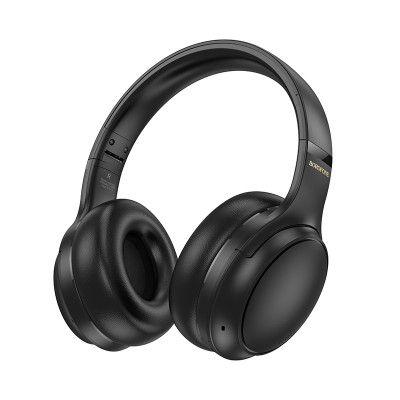 Бездротові накладні навушники BOROFONE BO29 Plus Alegre active noise Reduction BT headphones Black (6941991116056)