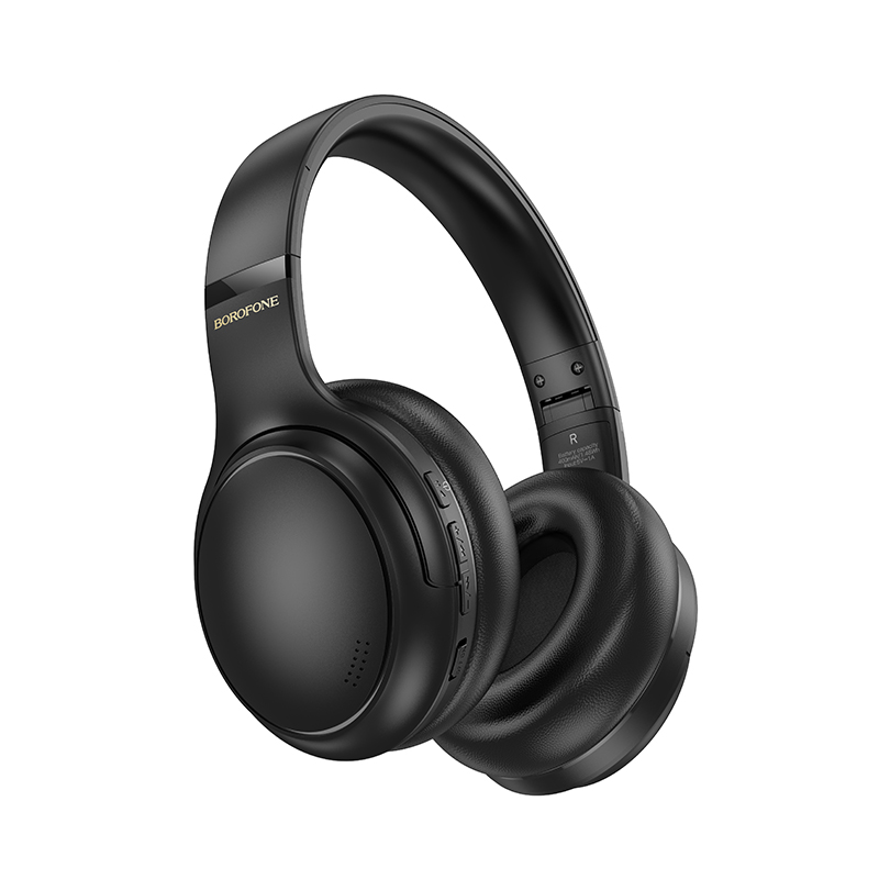 Бездротові накладні навушники BOROFONE BO29 Plus Alegre active noise Reduction BT headphones Black (6941991116056)