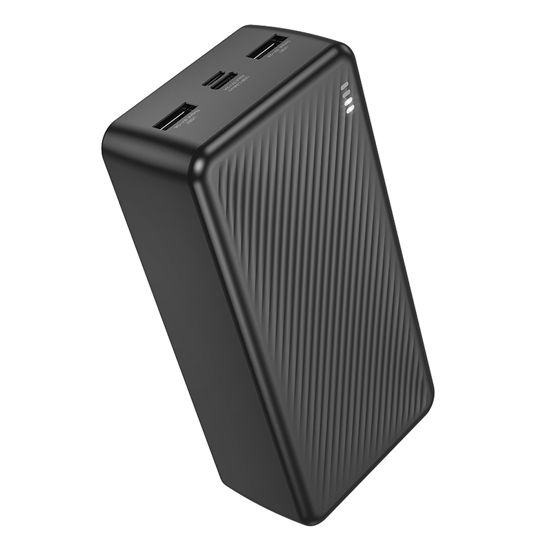 Зовнішній акумулятор BOROFONE BJ55B Graceful power bank(30000mAh) Black (6941991116421)