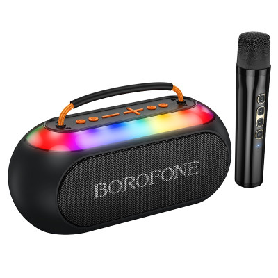 Портативна колонка BOROFONE BP23 Spring BT speaker with microphone Black (6941991118159)