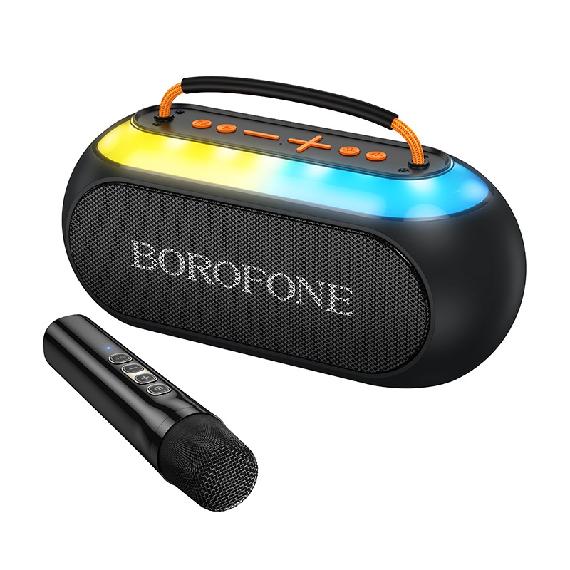 Портативна колонка BOROFONE BP23 Spring BT speaker with microphone Black (6941991118159)