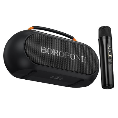Портативна колонка BOROFONE BP23 Spring BT speaker with microphone Black (6941991118159)