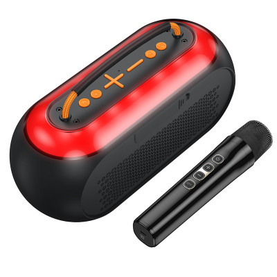 Портативна колонка BOROFONE BP23 Spring BT speaker with microphone Black (6941991118159)