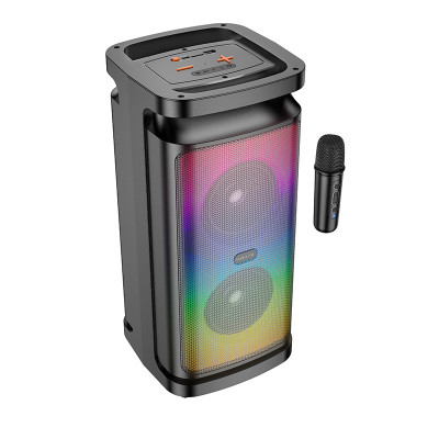 Портативна колонка BOROFONE BP25 Vida BT speaker with microphone Black (6941991119422)