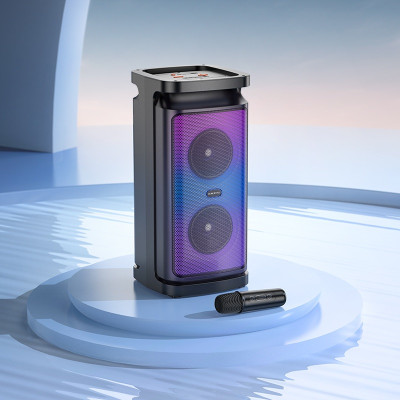 Портативна колонка BOROFONE BP25 Vida BT speaker with microphone Black (6941991119422)
