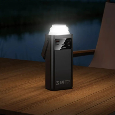 Зовнішній акумулятор BOROFONE BJ65 High 22.5W+PD20W+four-cables power bank(30000mAh) Black (6941991122033)