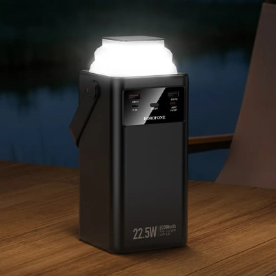 Зовнішній акумулятор BOROFONE BJ65B High 22.5W+PD20W+four-cables power bank(80000mAh) Black (6941991122057) Зовнішній акумулятор BOROFONE BJ65B High 22.5W+PD20W+four-cables power bank(80000mAh) Black (6941991122057)