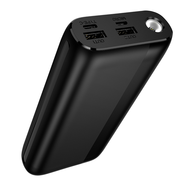 Зовнішній акумулятор BOROFONE BJ86 Victoria power bank(20000mAh) Black (6941991126468)