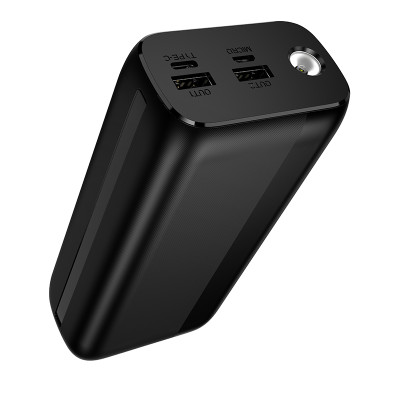 Зовнішній акумулятор BOROFONE BJ86A Victoria power bank(30000mAh) Black (6941991126475)