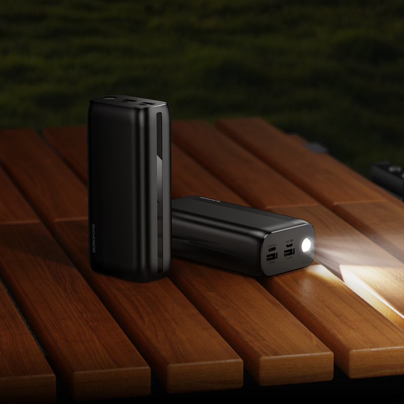 Зовнішній акумулятор BOROFONE BJ86A Victoria power bank(30000mAh) Black (6941991126475)