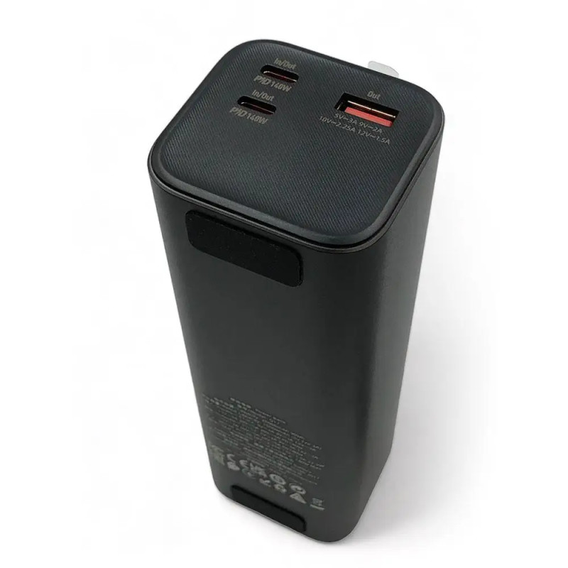 Зовнішній акумулятор HOCO Q17 Electric PD140W power bank(25000mAh) Black (6942007602075)