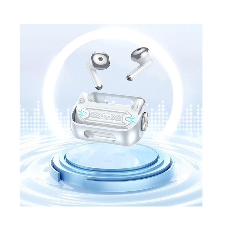 Навушники HOCO EW55 Trendy true wireless BT gaming headset Silver (6942007605229)