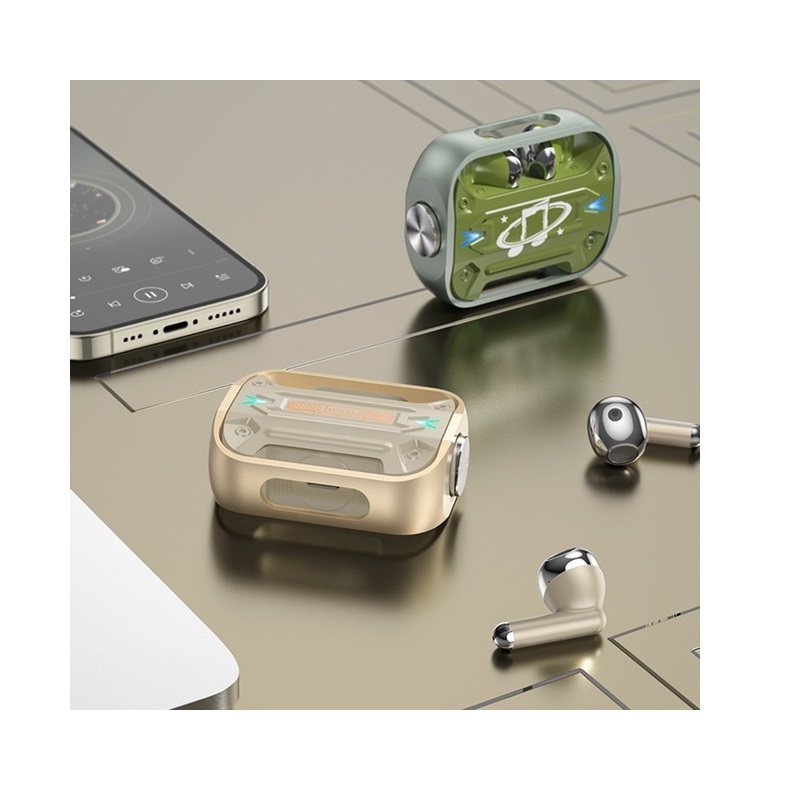 Навушники HOCO EW55 Trendy true wireless BT gaming headset Silver (6942007605229)