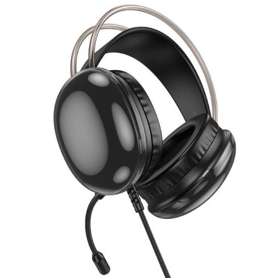 Бездротові накладні навушники HOCO W109 Plus Rich USB7.1 channel gaming headphones Black (6942007609029)