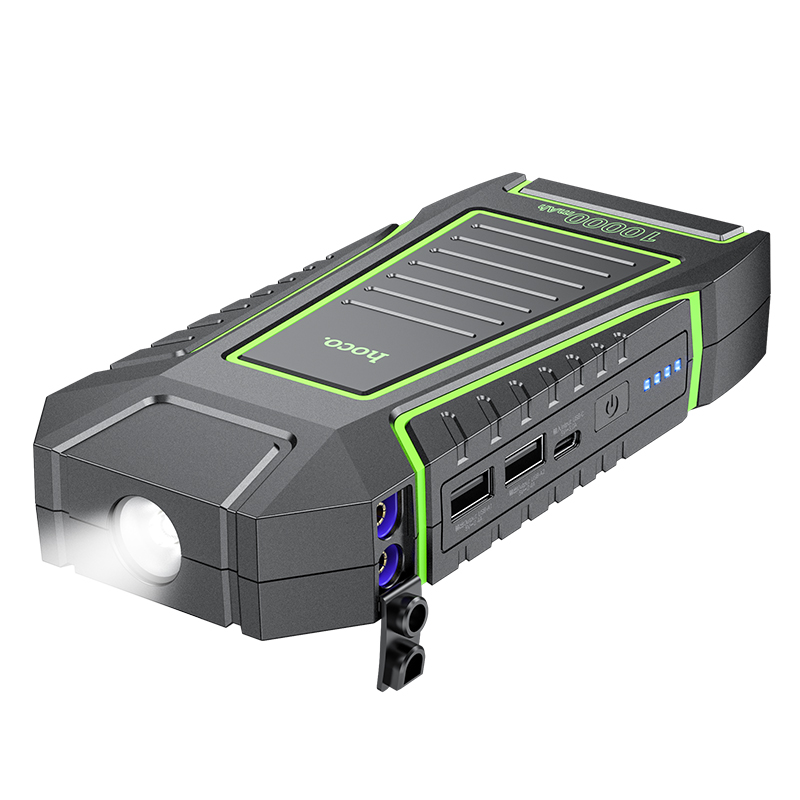 Автомобільний пуско-зарядний пристрій HOCO QS1 Spring car emergency start-up power bank(10000mAh) (6942007611435)