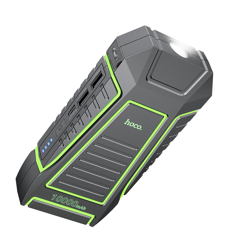 Автомобільний пуско-зарядний пристрій HOCO QS1 Spring car emergency start-up power bank(10000mAh) (6942007611435)
