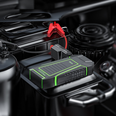 Автомобільний пуско-зарядний пристрій HOCO QS1 Spring car emergency start-up power bank(10000mAh) (6942007611435)